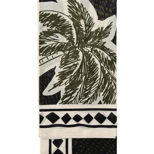 Zara pareo palm print